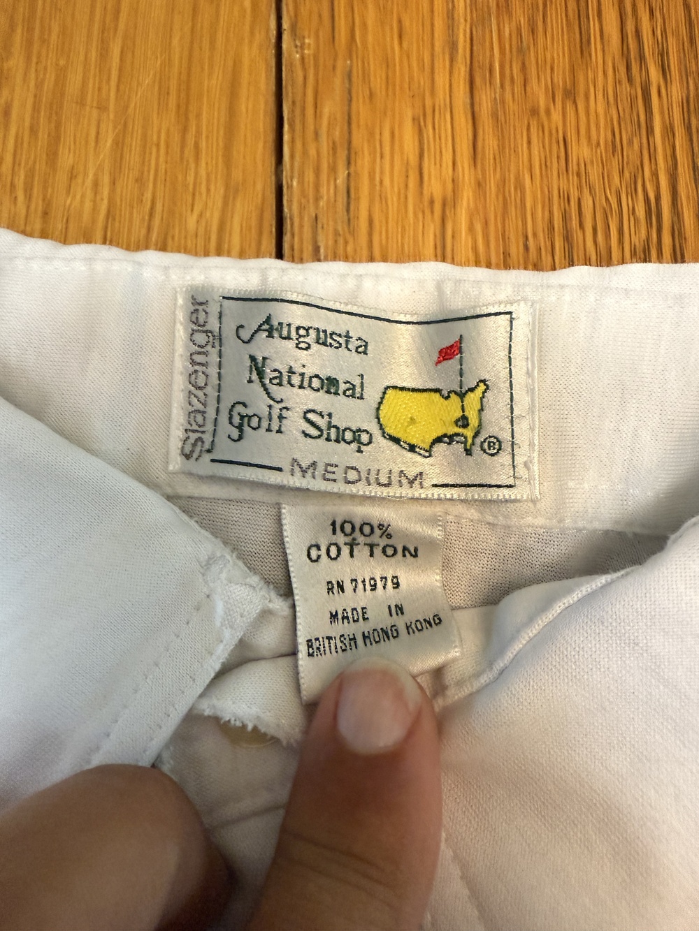 Vintage Augusta National Golf Shop Shirt Mens Medium Golf Masters 90s
